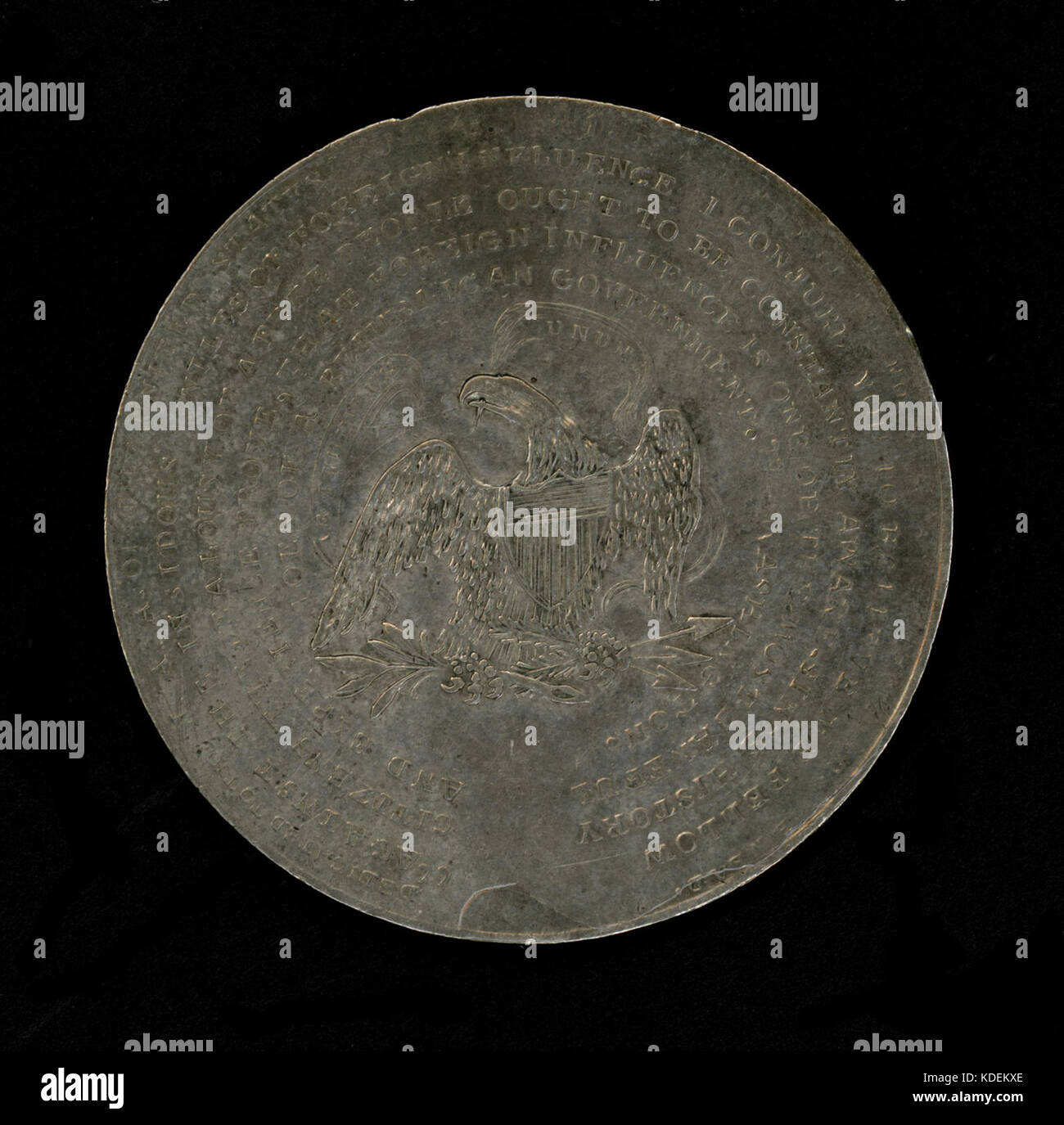 Missouri nativo americano medaglia di associazione Foto Stock