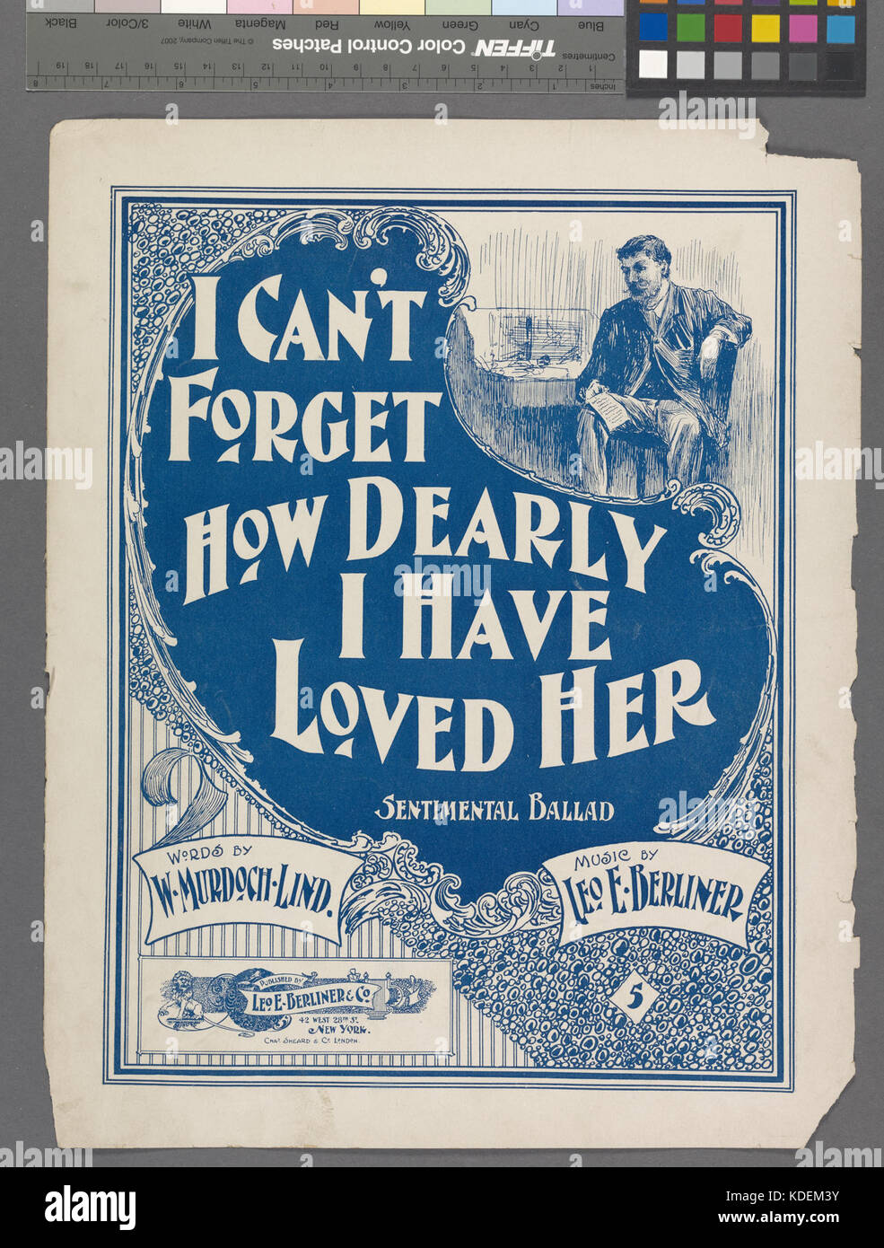 Non posso dimenticare quanto è caro ho amato la sua (NYPL ADE 608765 1256240) Foto Stock