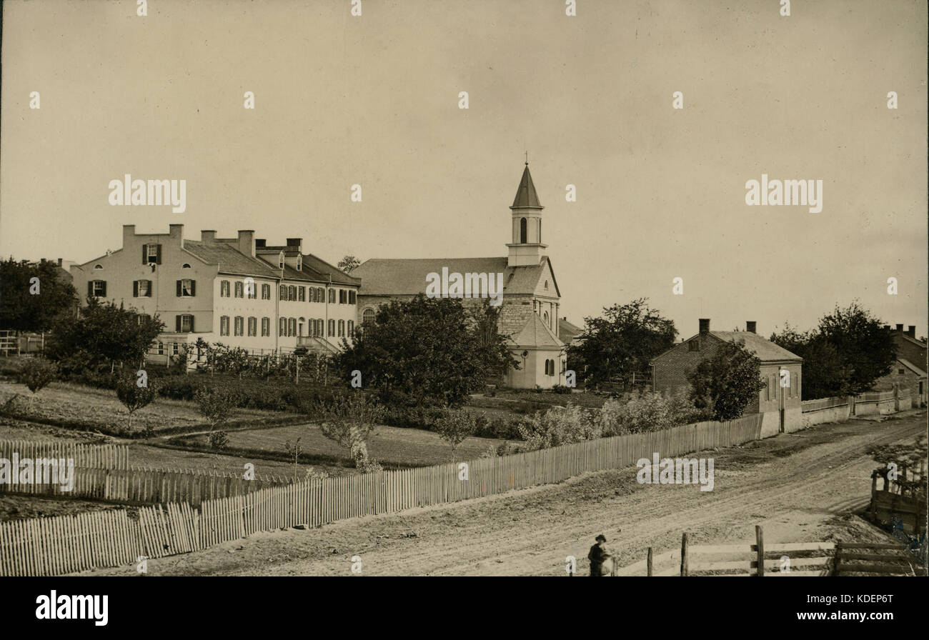 Sacro Cuore e del convento di San Carlo Borromeo chiesa cattolica di San Carlo Foto Stock