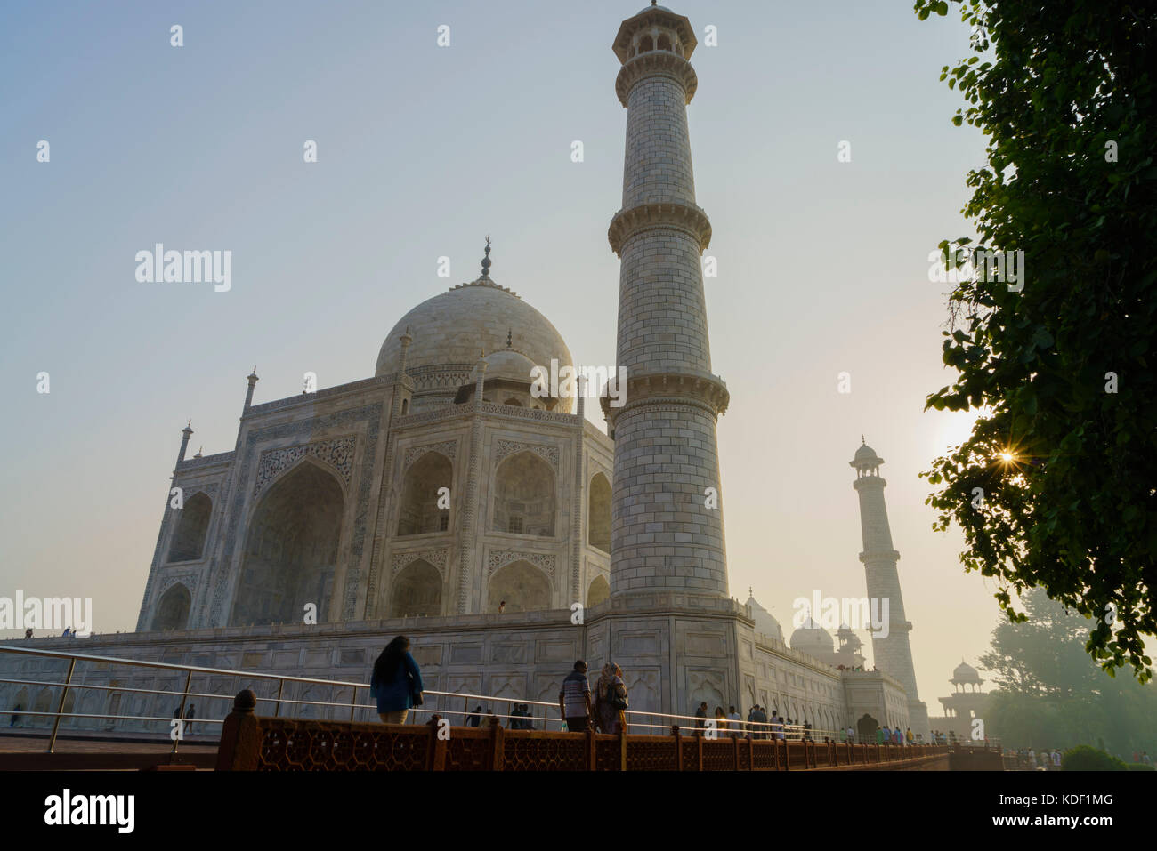 Il Taj Mahal di Agra, India Foto Stock