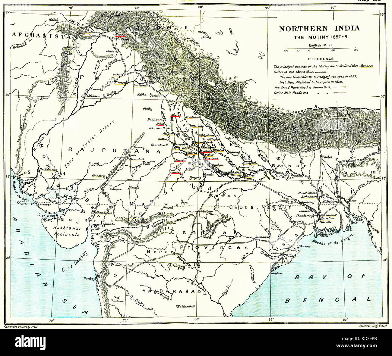 Ribellione indiana del 1857 Foto Stock