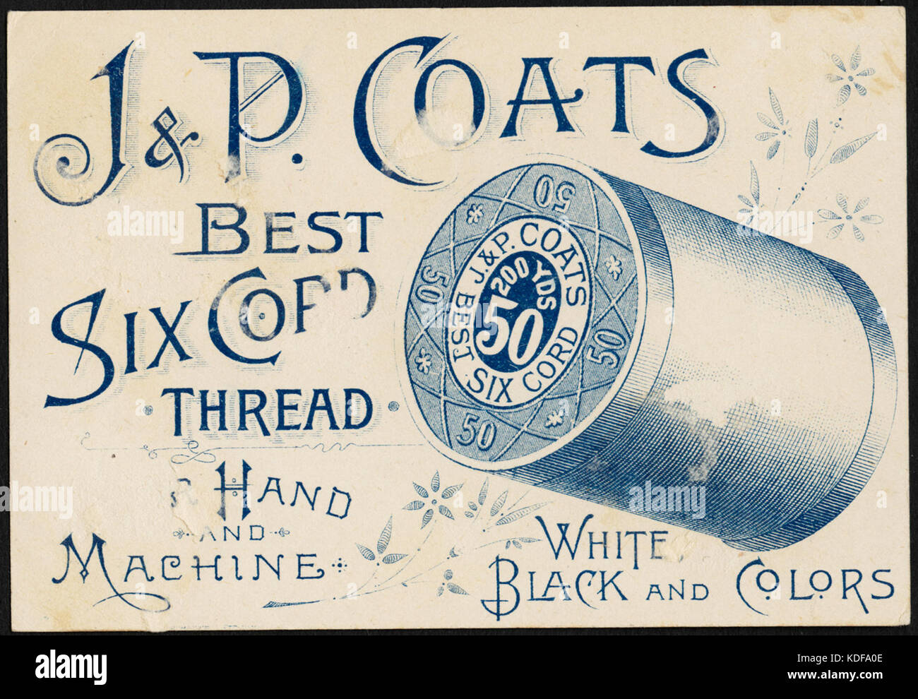 J & P. cappotti migliori sei del cavo di alimentazione, 200 yds, 50 indietro Foto Stock