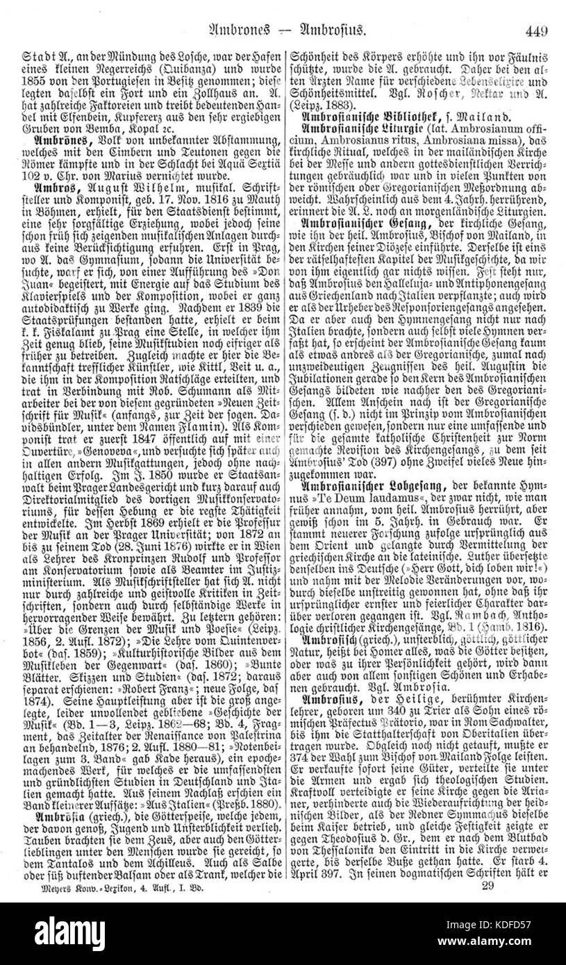 Meyers b1 s04493, una mappa storica dettagliata o un'immagine che mostra dati geografici o caratteristiche topografiche. Foto Stock