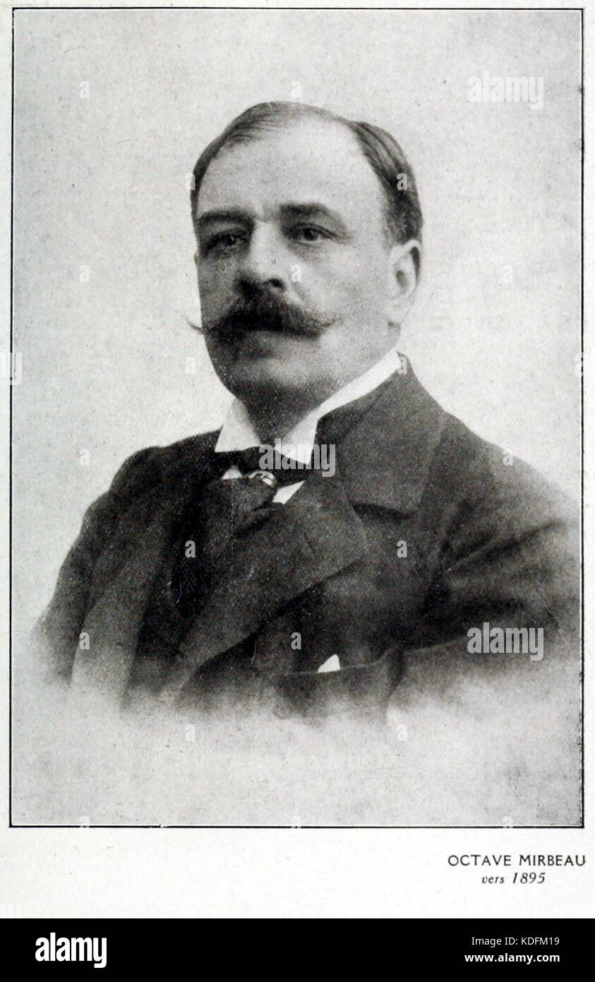 Octave Mirbeau 1895 Foto Stock