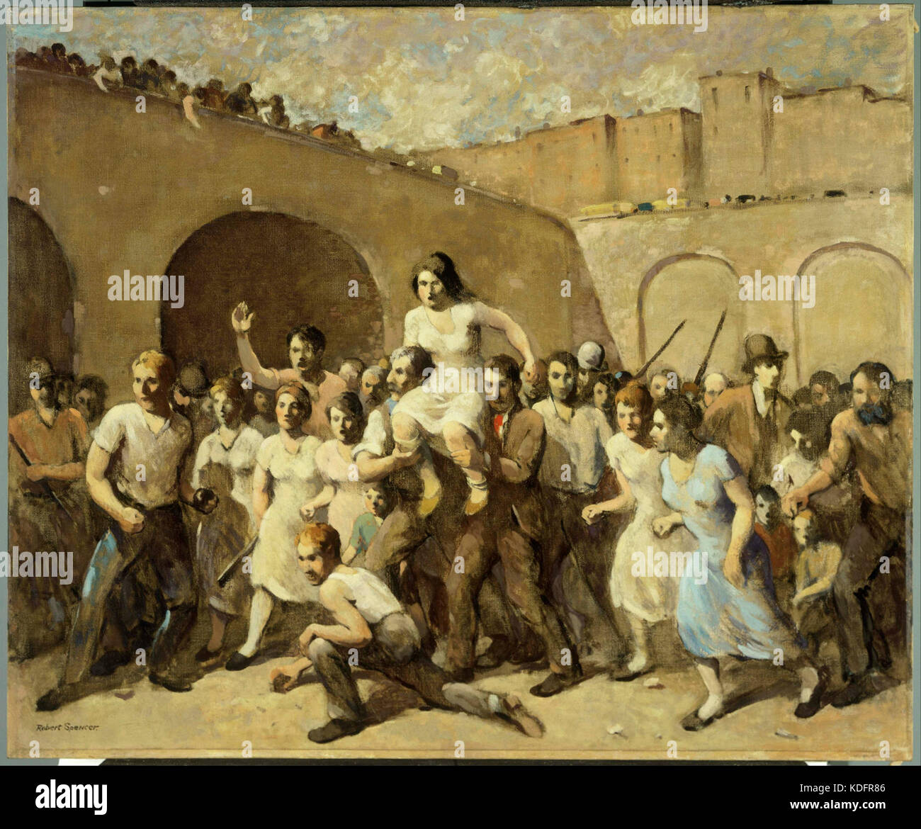 Robert Spencer il seme della Rivoluzione Google Art Project Foto Stock