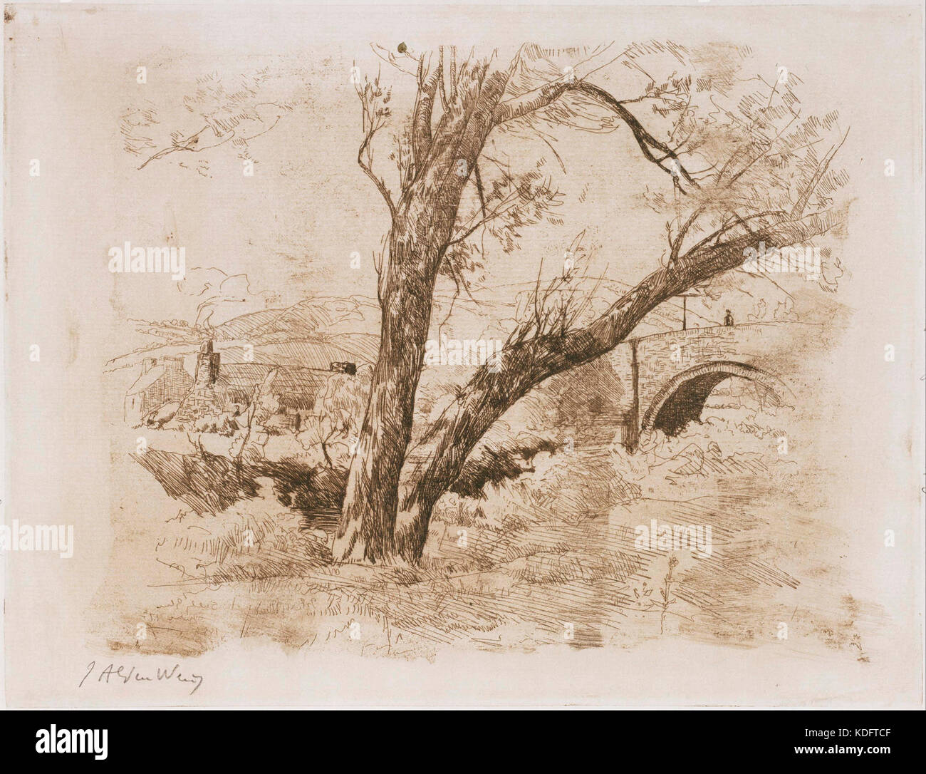 Julian Alden Weir Sulby Glen Isola di Man Google Art Project Foto Stock