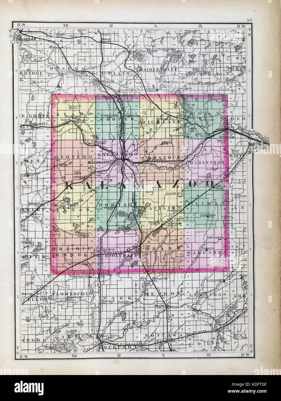 Kalamazoo County Foto Stock