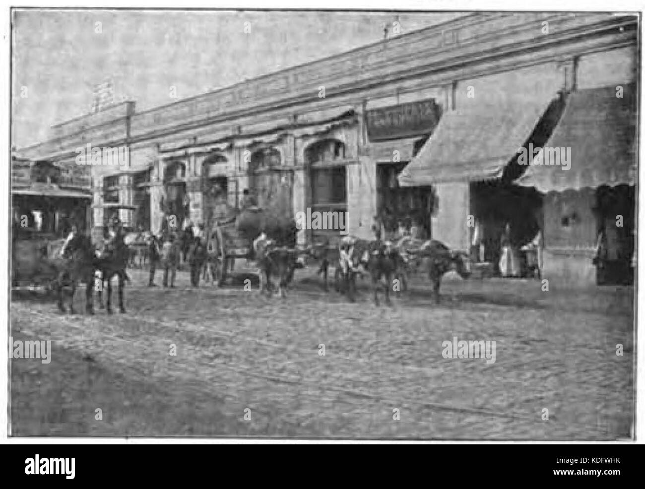 Maury Geografia 093C Santiago Foto Stock