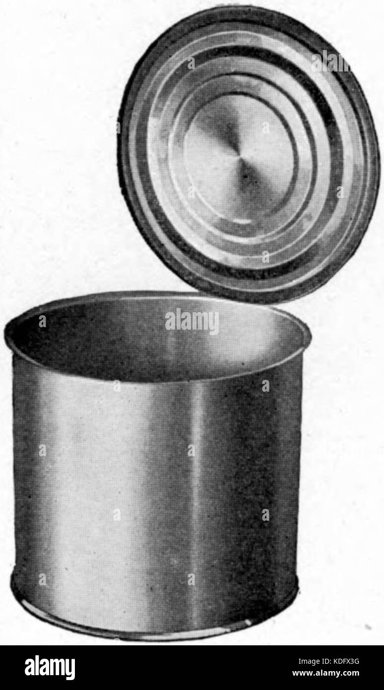 Aprire può cucitura senza saldatura Foto Stock