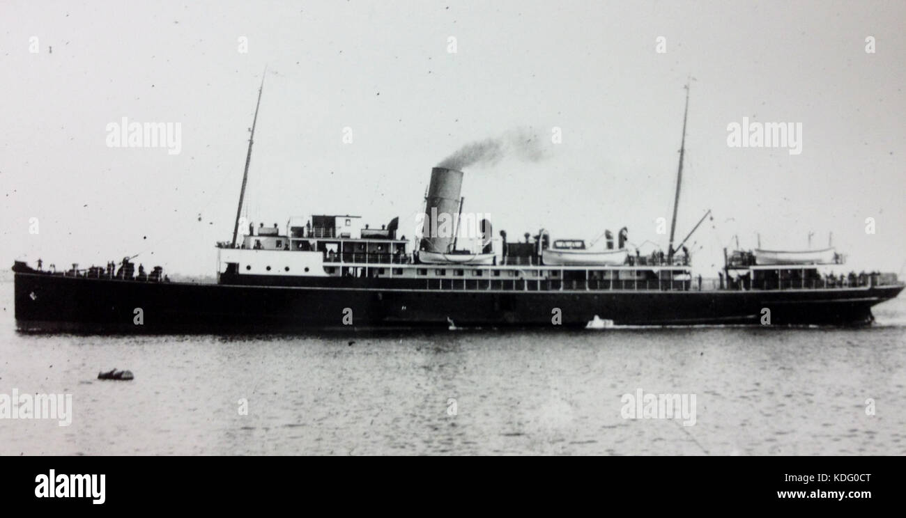 SS Cesarea durante la sua Londra e ferroviario sudoccidentale servizio aziendale Foto Stock