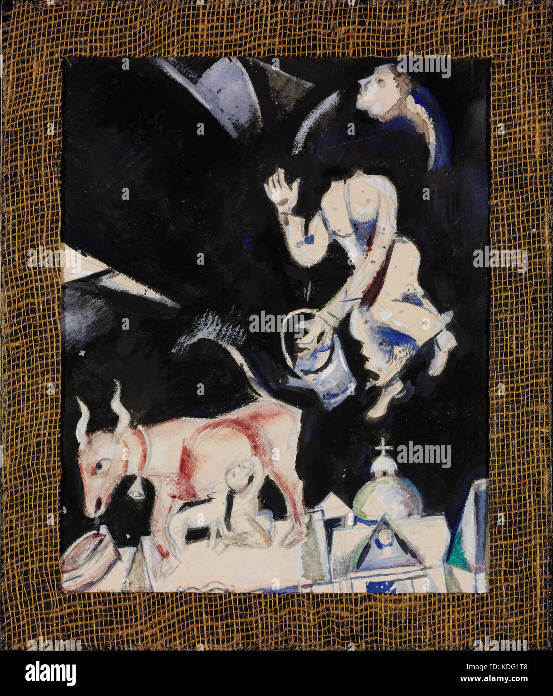 Marc Chagall asino sul tetto Google Art Project Foto Stock