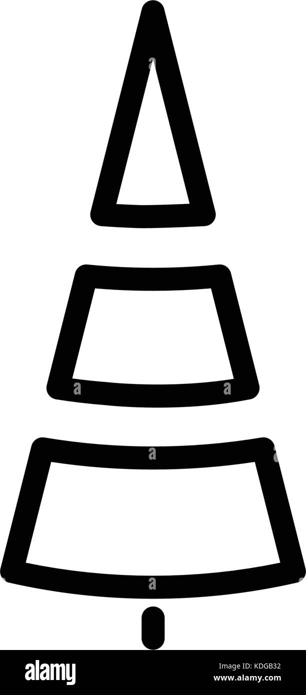 Isolato in bianco e nero e a colori bianco alberi illustrazioni. lineart vettore stile icona della foresta e il logo set. parco e giardino piatto di raccolta di segni. Illustrazione Vettoriale