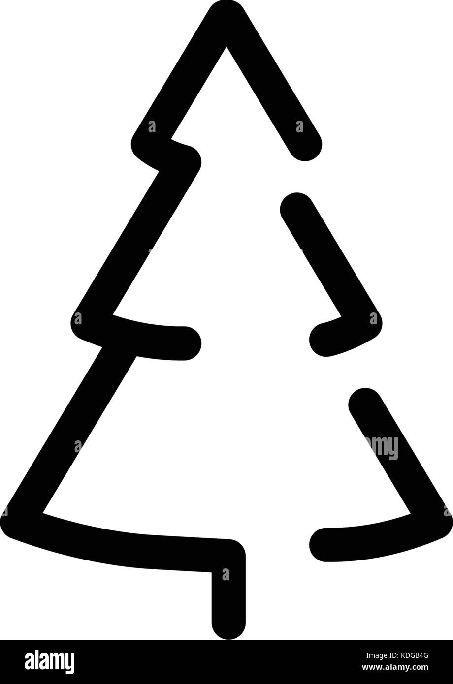 Isolato in bianco e nero e a colori bianco alberi illustrazioni. lineart vettore stile icona della foresta e il logo set. parco e giardino piatto di raccolta di segni. Illustrazione Vettoriale