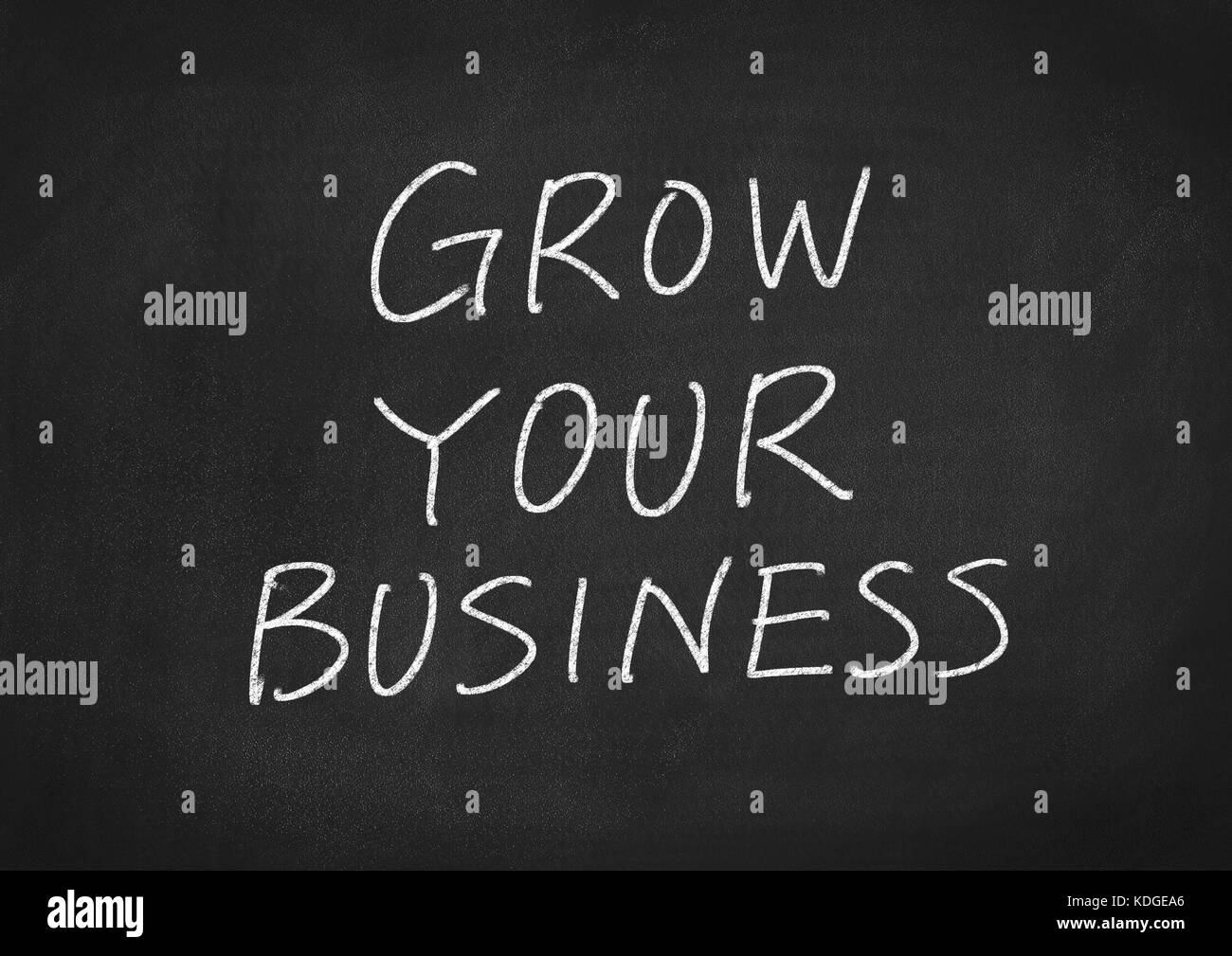 Fate crescere il vostro business Foto Stock