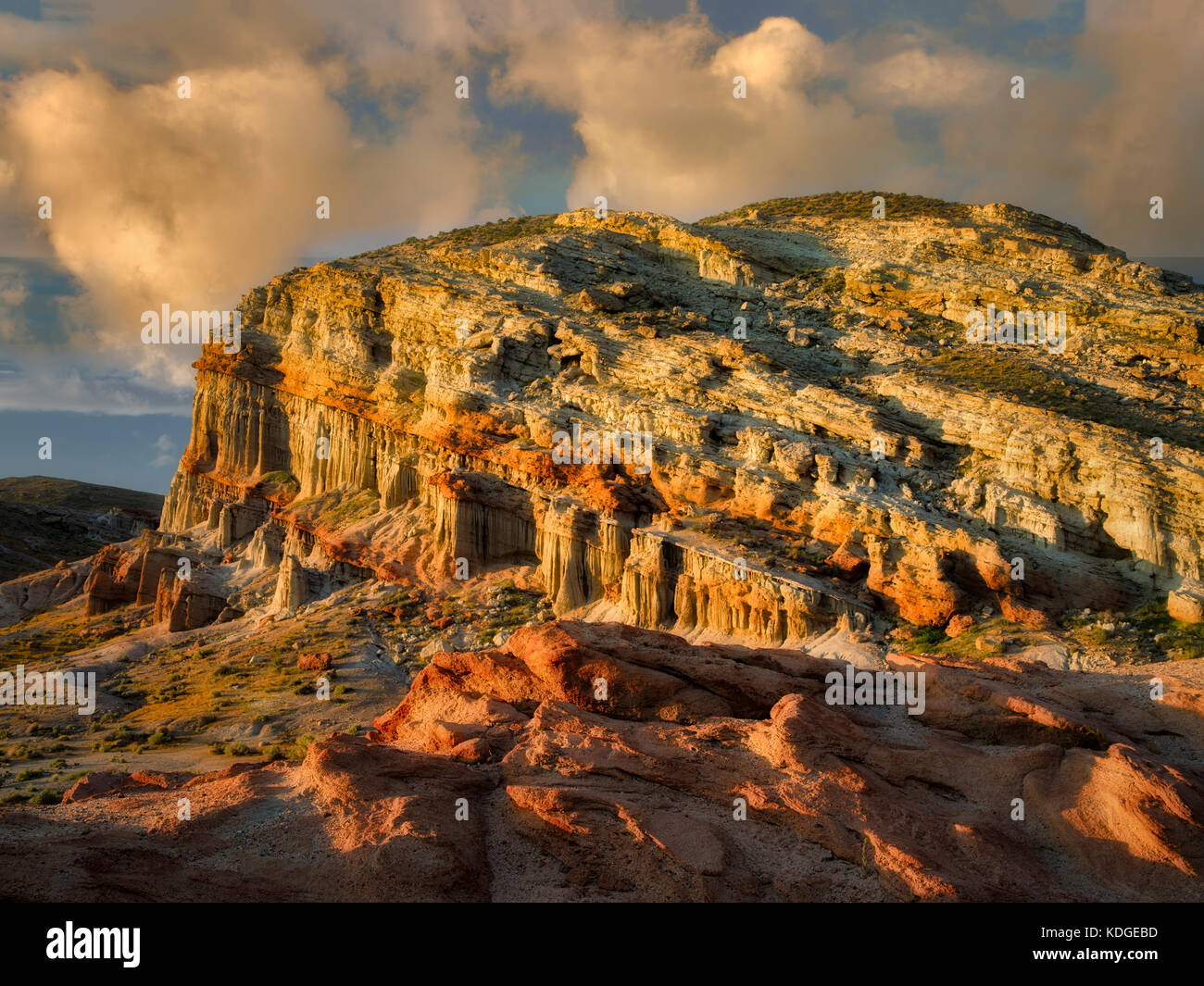 Le formazioni rocciose . Il Red Rock Canyon State Park, California Foto Stock