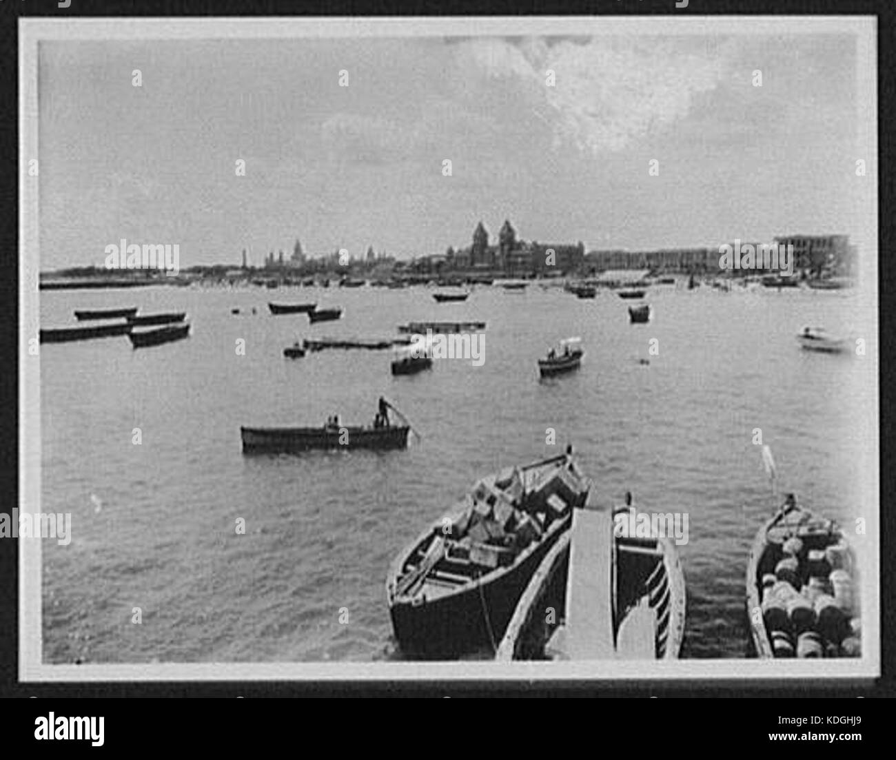 Madras vista dal porto LCCN2004707335 Foto Stock