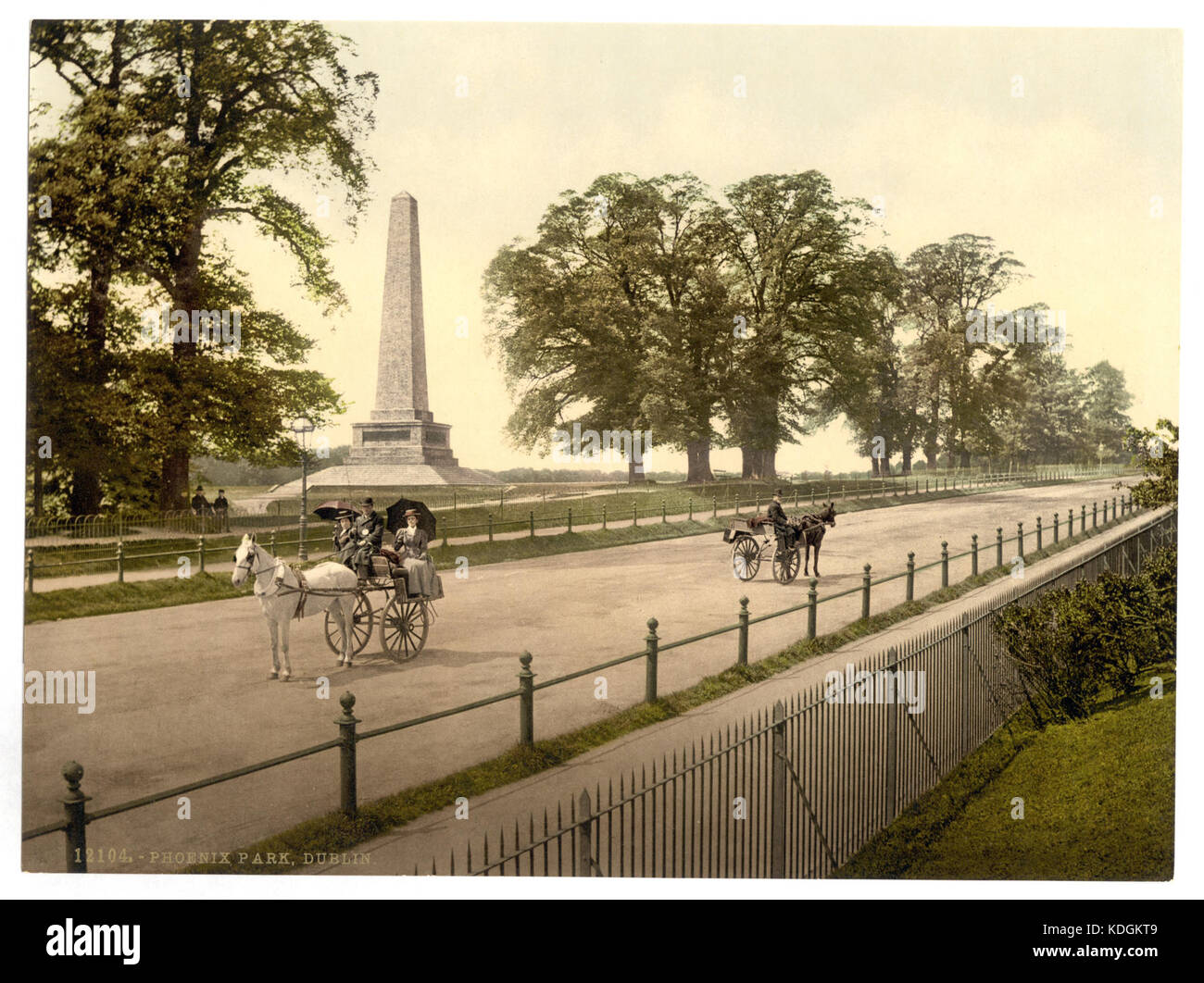 Phoenix Park di Dublino. County Dublin, Irlanda LCCN2002717400 Foto Stock