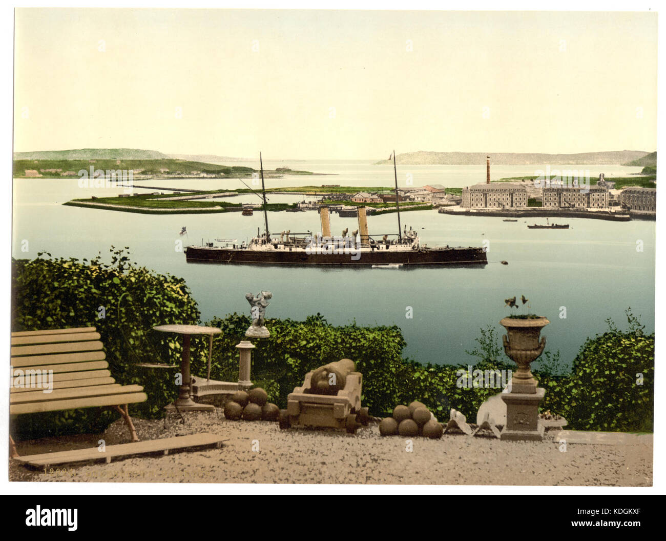 Porto di Queenstown. Contea di Cork, Irlanda LCCN2002717382 Foto Stock