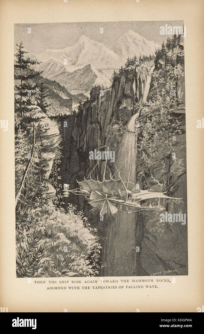 Houghton SF 251 Dea di Atvatabar, illustrazione p 141 Foto Stock