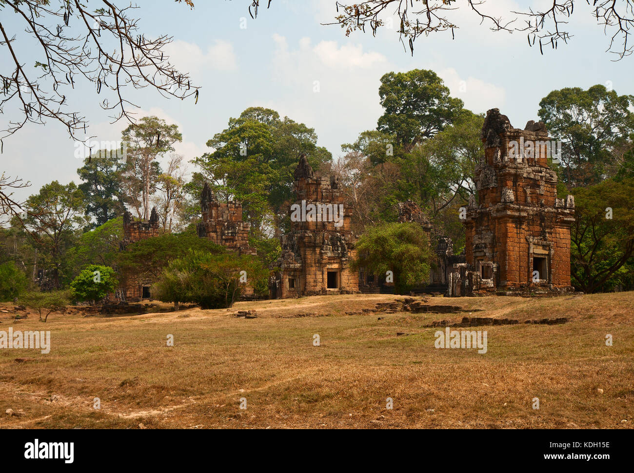 Prasat suor prat in Angkor Thom, Cambogia. Foto Stock