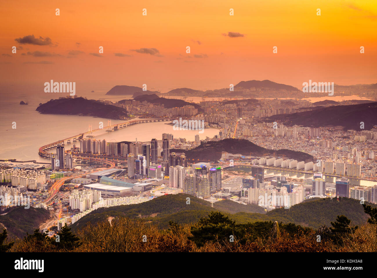 Busan, Corea del sud. Foto Stock