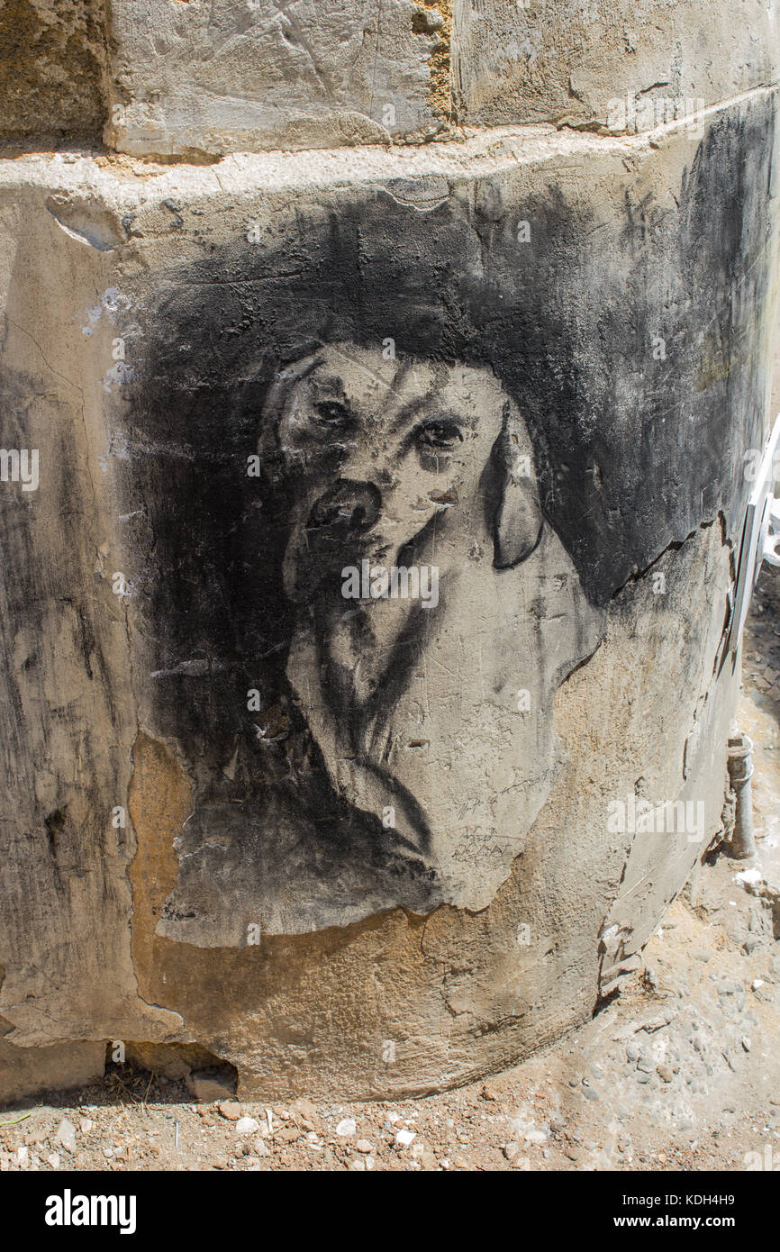 La Cipro il murales Foto Stock
