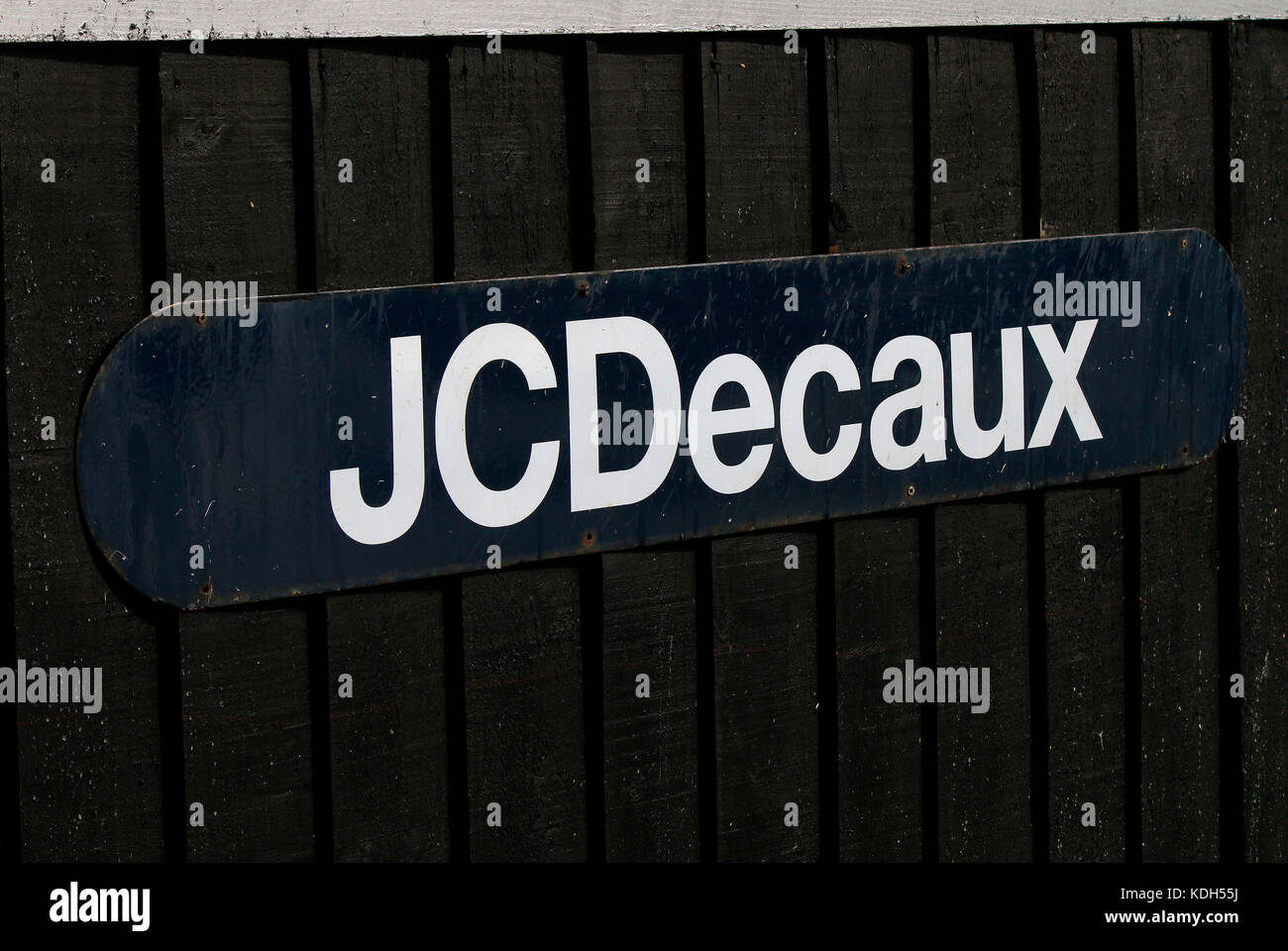 Logo: markenname/ brand name: jcdecaux, glasgow, schottland/ Scozia. Foto Stock
