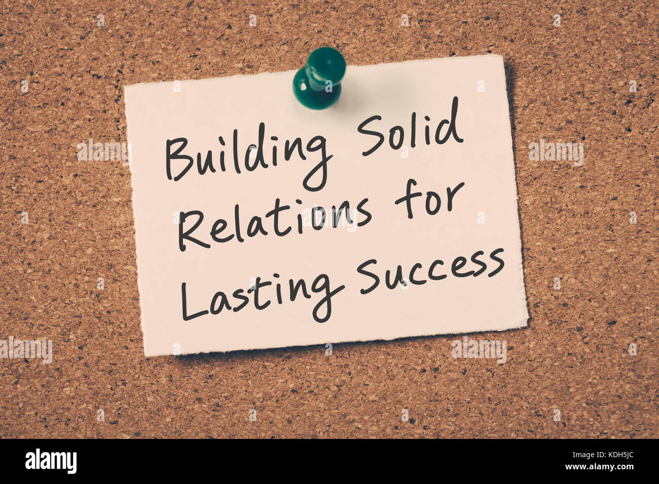 Business Relationship building concept Foto Stock