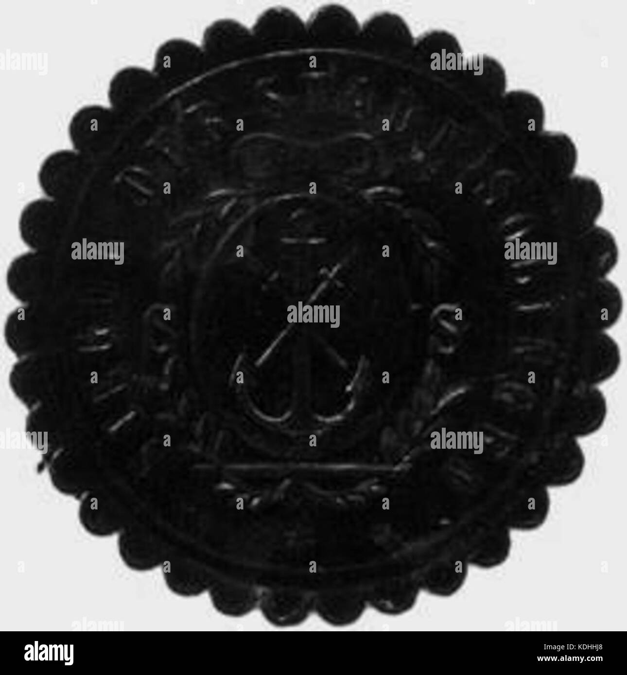 Siegelmarke Siegel der Stadt Solingen W0313503 Foto Stock