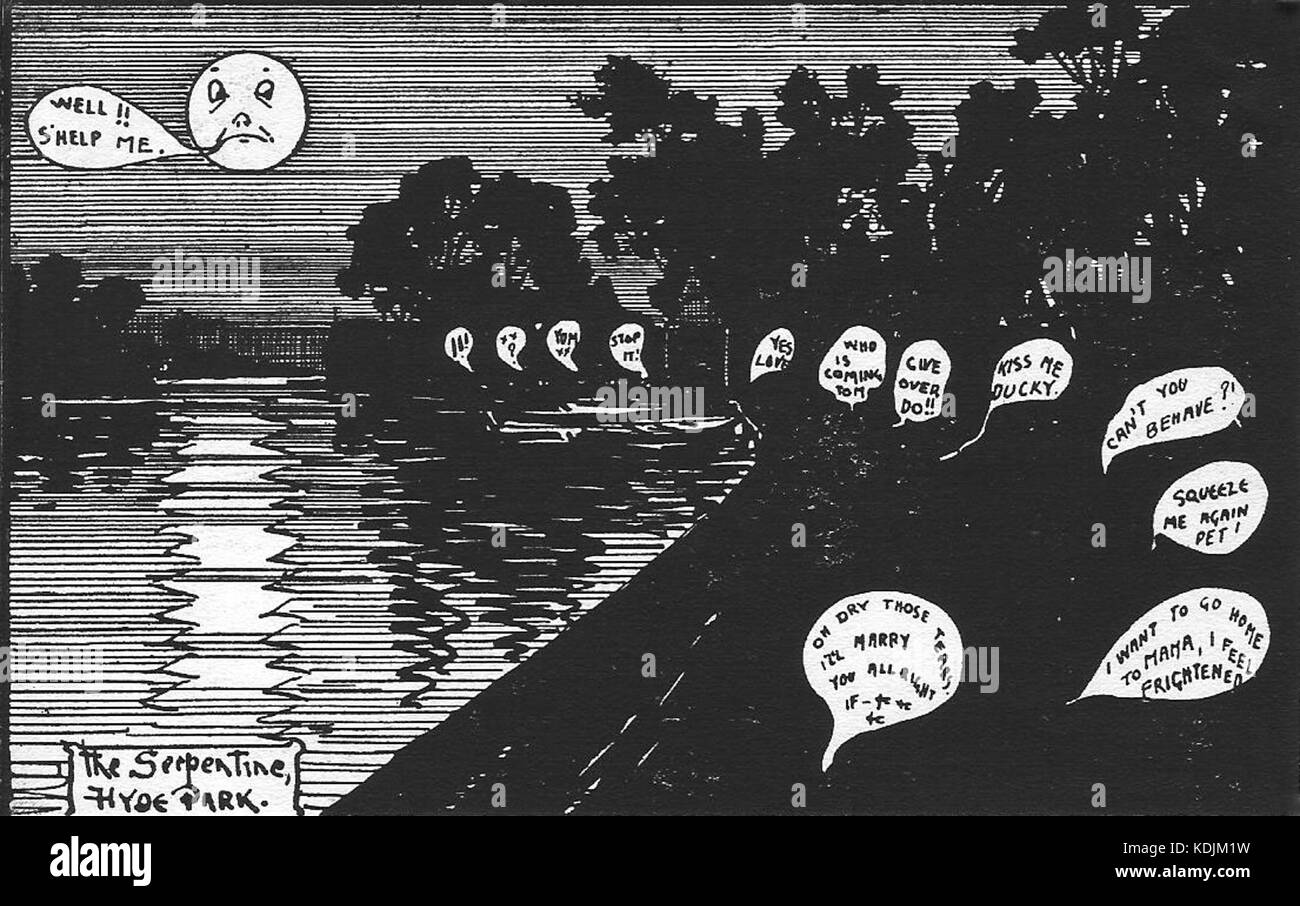 Hyde Park dopo il buio (16589758649) Foto Stock