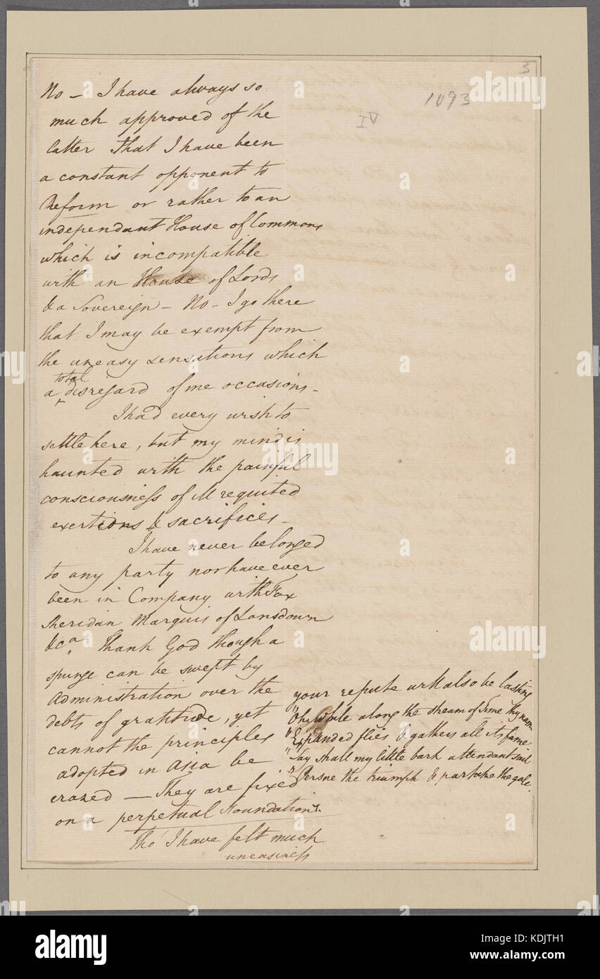 Diritto, Thomas. A Lord Cornwallis (NYPL B11868620 5404296) Foto Stock