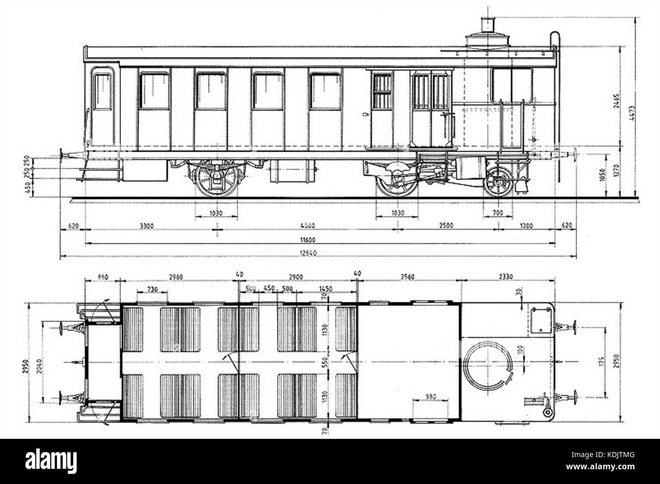 RSG CFZm 1 3 Typenskizze Foto Stock