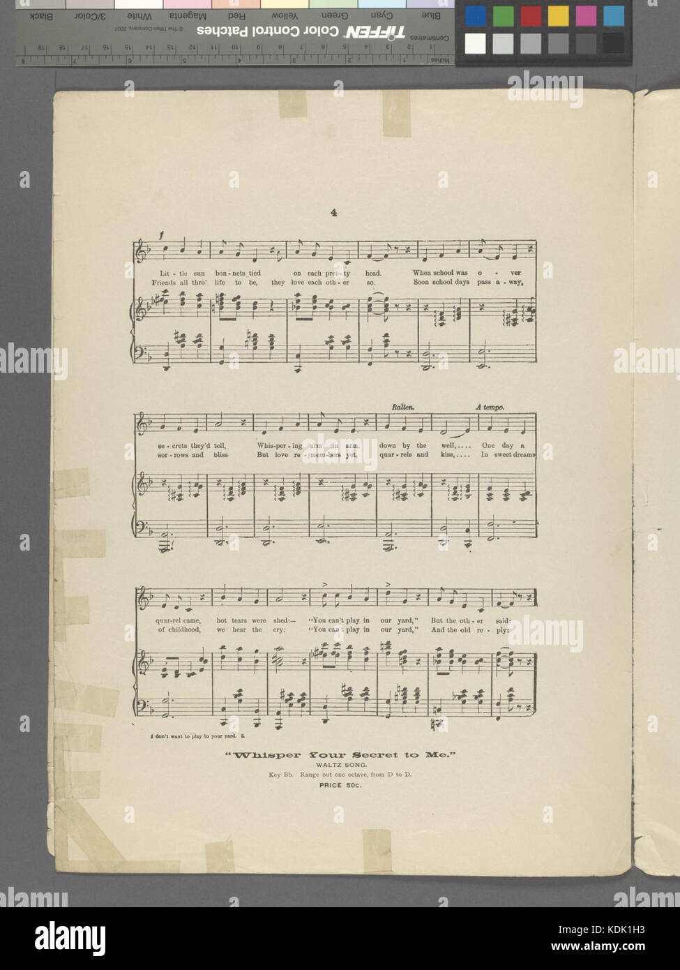 Non voglio giocare nel vostro cantiere (NYPL ADE 454183 1703844) Foto Stock