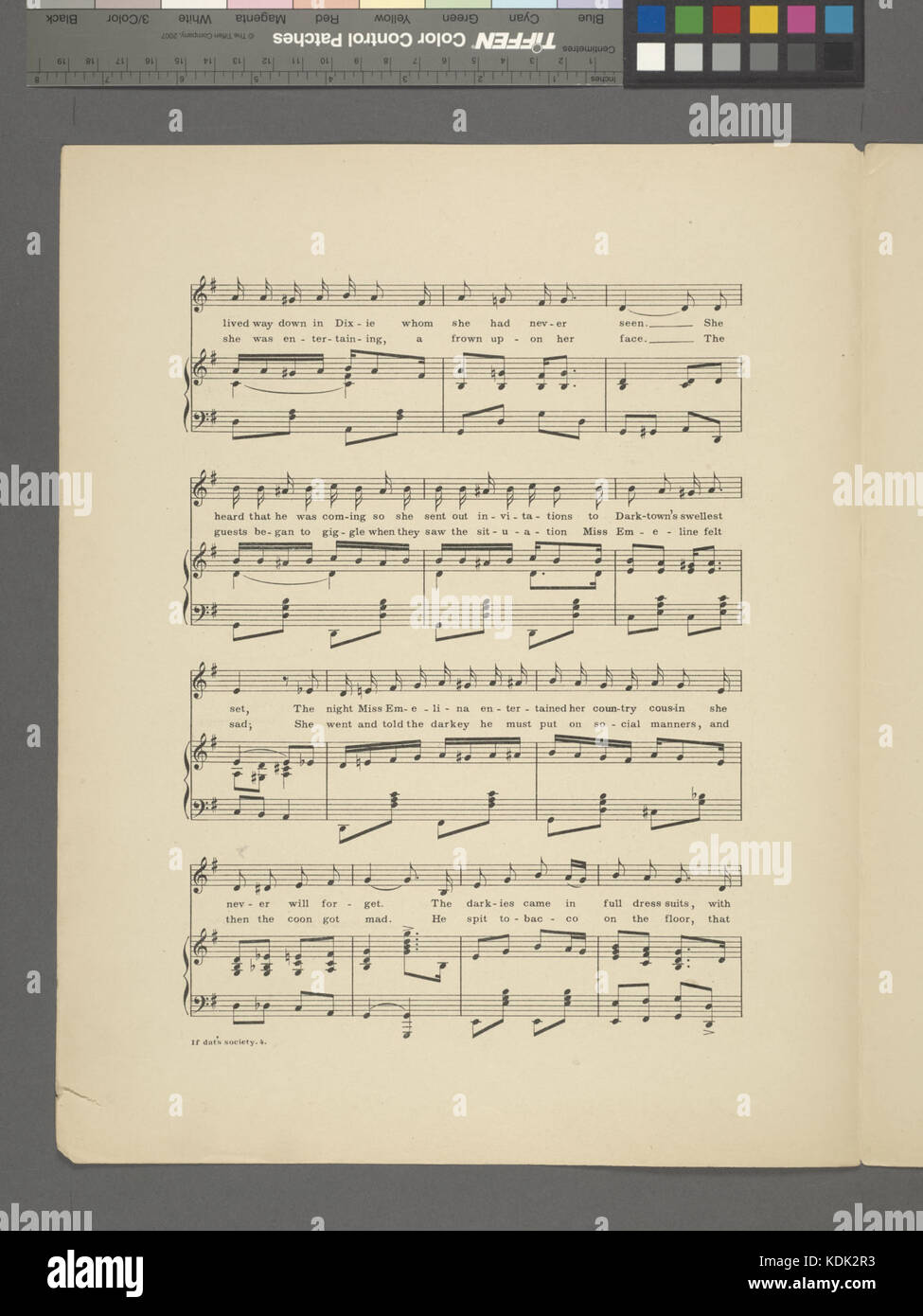 In caso di società, mi scusi (NYPL ADE 609299 1823805) Foto Stock