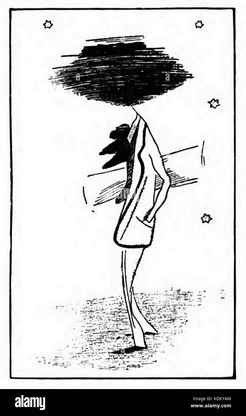 Richard Le Gallienne la caricatura Foto Stock