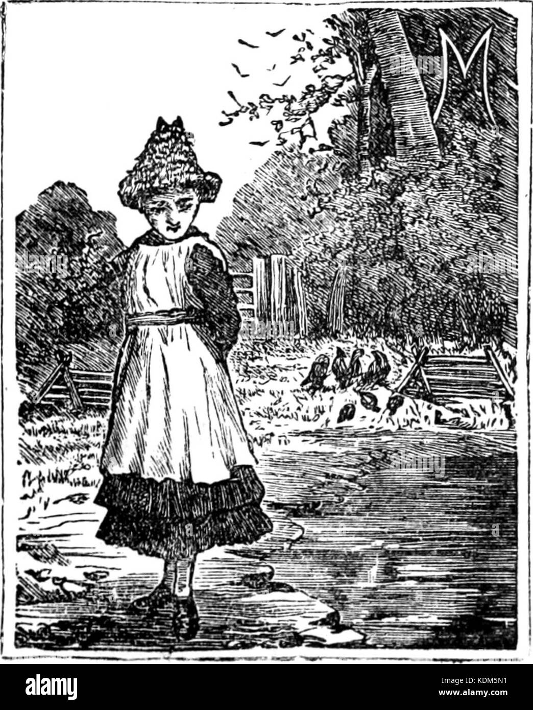 Maria Rossi camminando due miglia per leggere la Bibbia Foto Stock