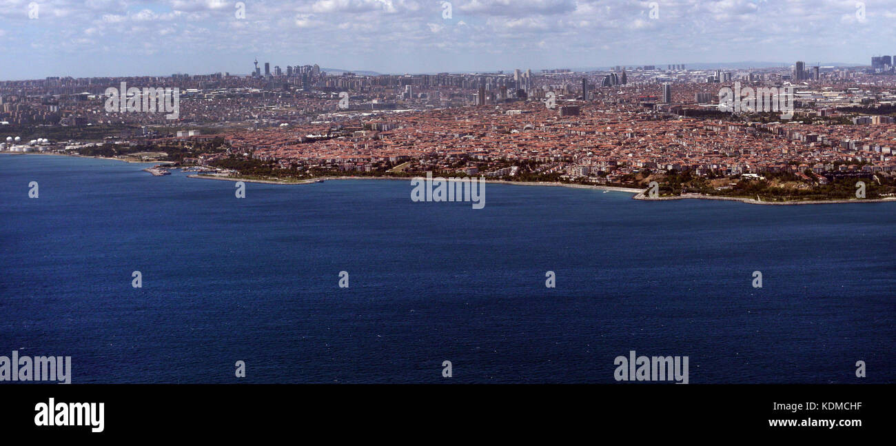 Vedute aeree di Istanbul. Foto Stock