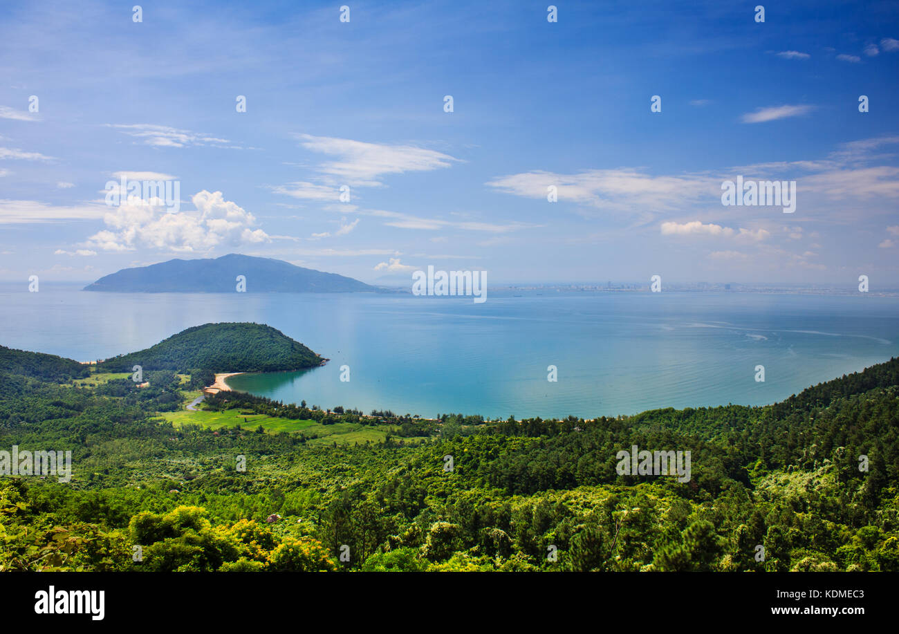 Nam chon bay - hai van pass, da nang, Vietnam. nam chon baia ai piedi del hai van pass, tra nam o e naso isabelle Foto Stock