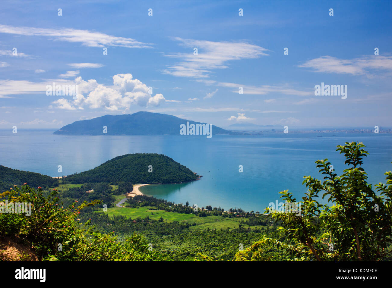 Nam chon bay - hai van pass, da nang, Vietnam. nam chon baia ai piedi del hai van pass, tra nam o e naso isabelle Foto Stock