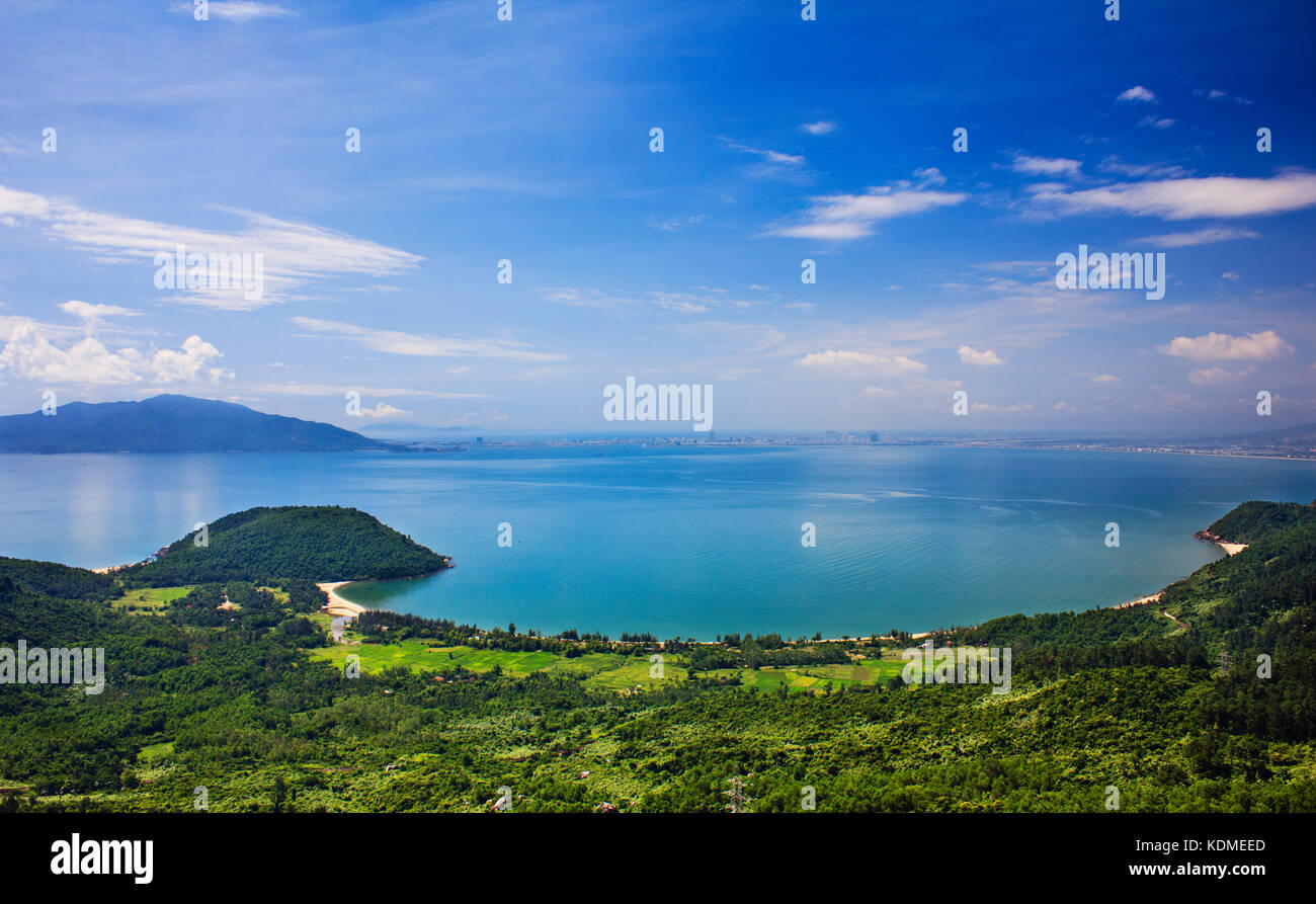 Nam chon bay - hai van pass, da nang, Vietnam. nam chon baia ai piedi del hai van pass, tra nam o e naso isabelle Foto Stock