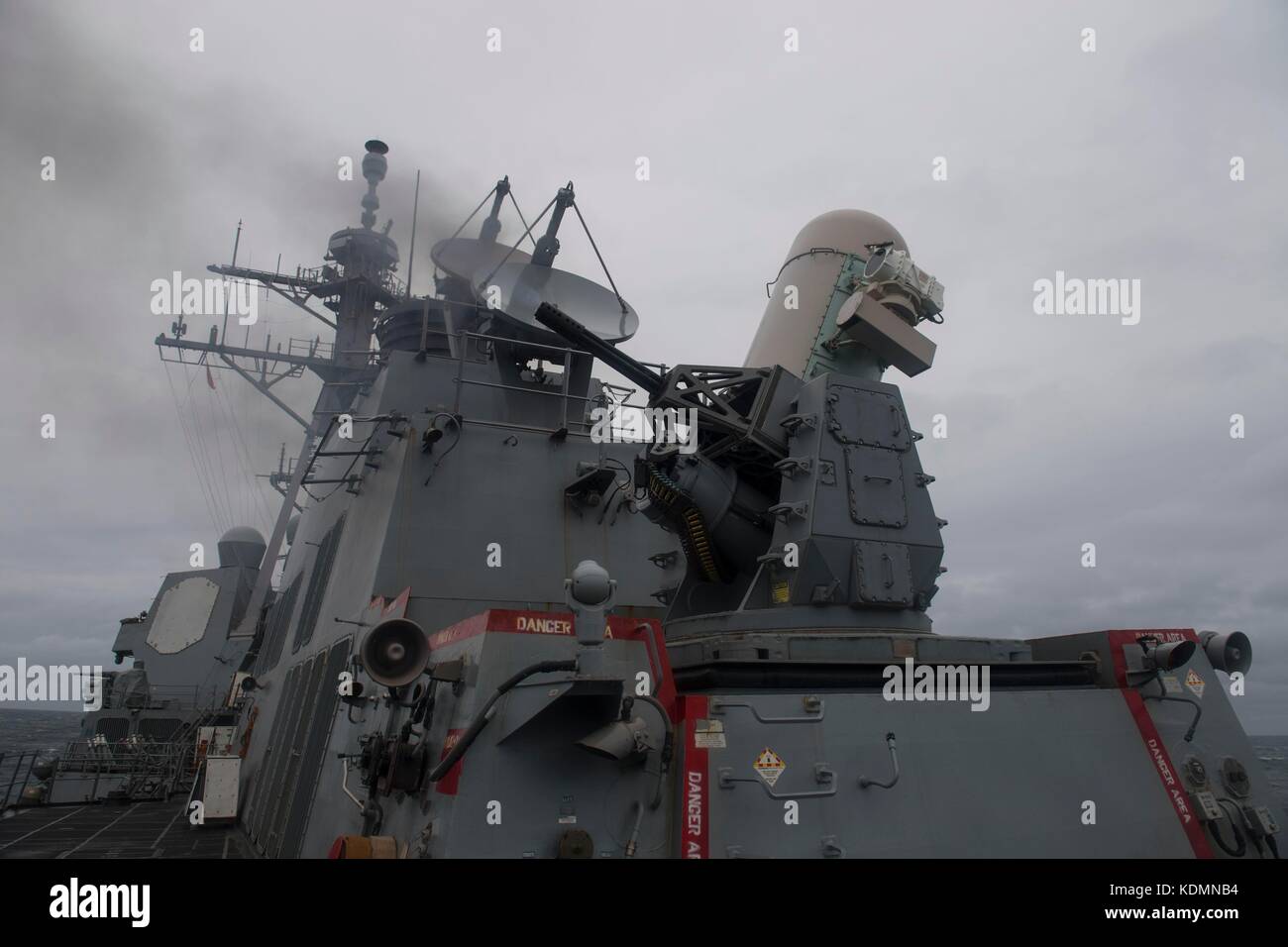 Chiudere nei sistemi di armamenti (CIWS) Foto Stock