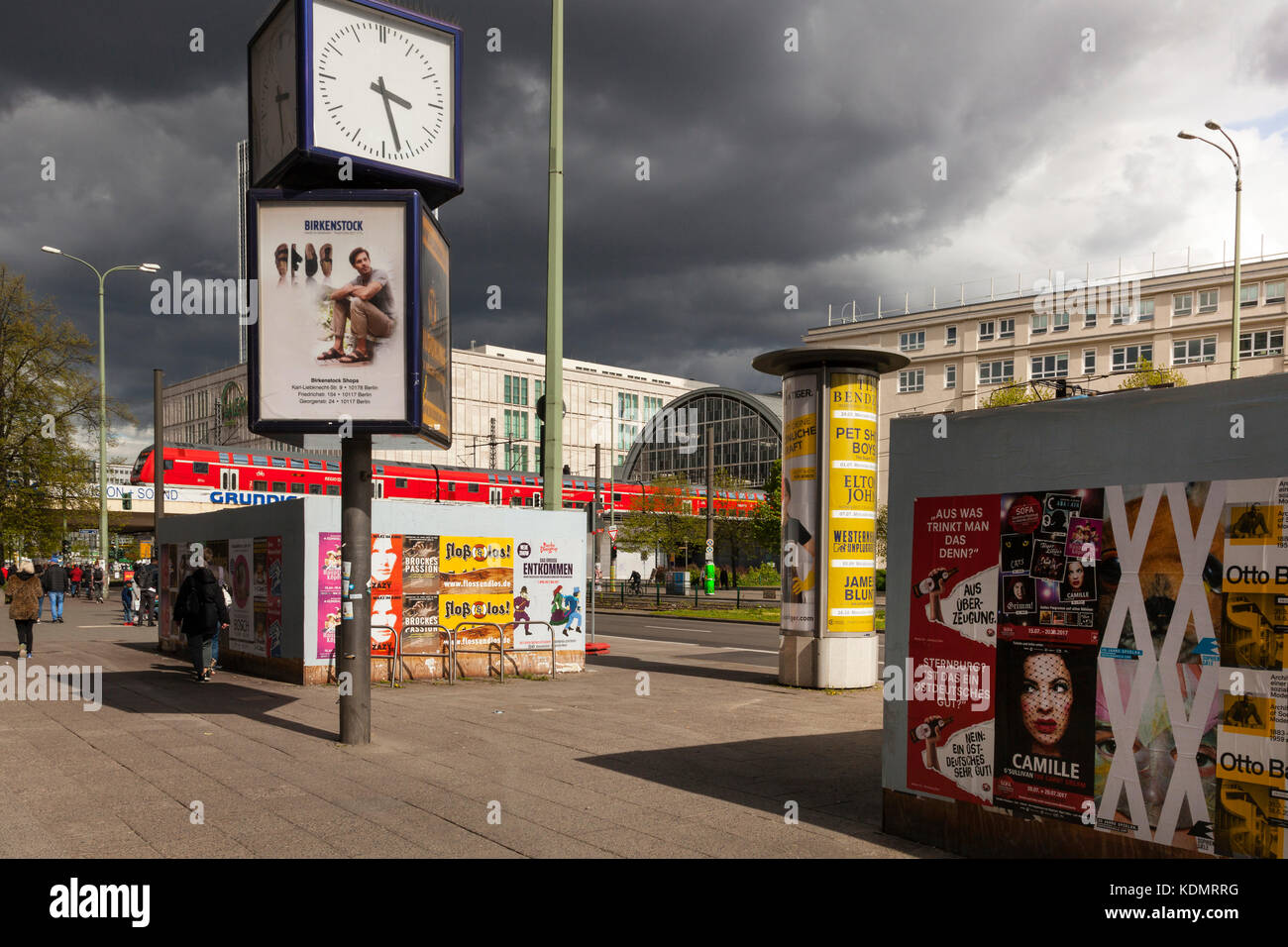 Strada di Berlino, Germania Foto Stock