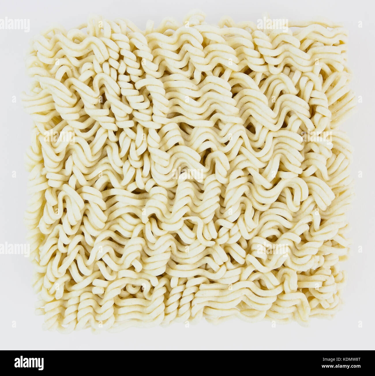 Non cotti ramen noodle pasto. Foto Stock