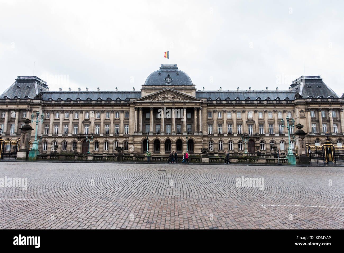 Il palazzo reale di Bruxelles (Palais de Bruxelles), Belgio Foto Stock