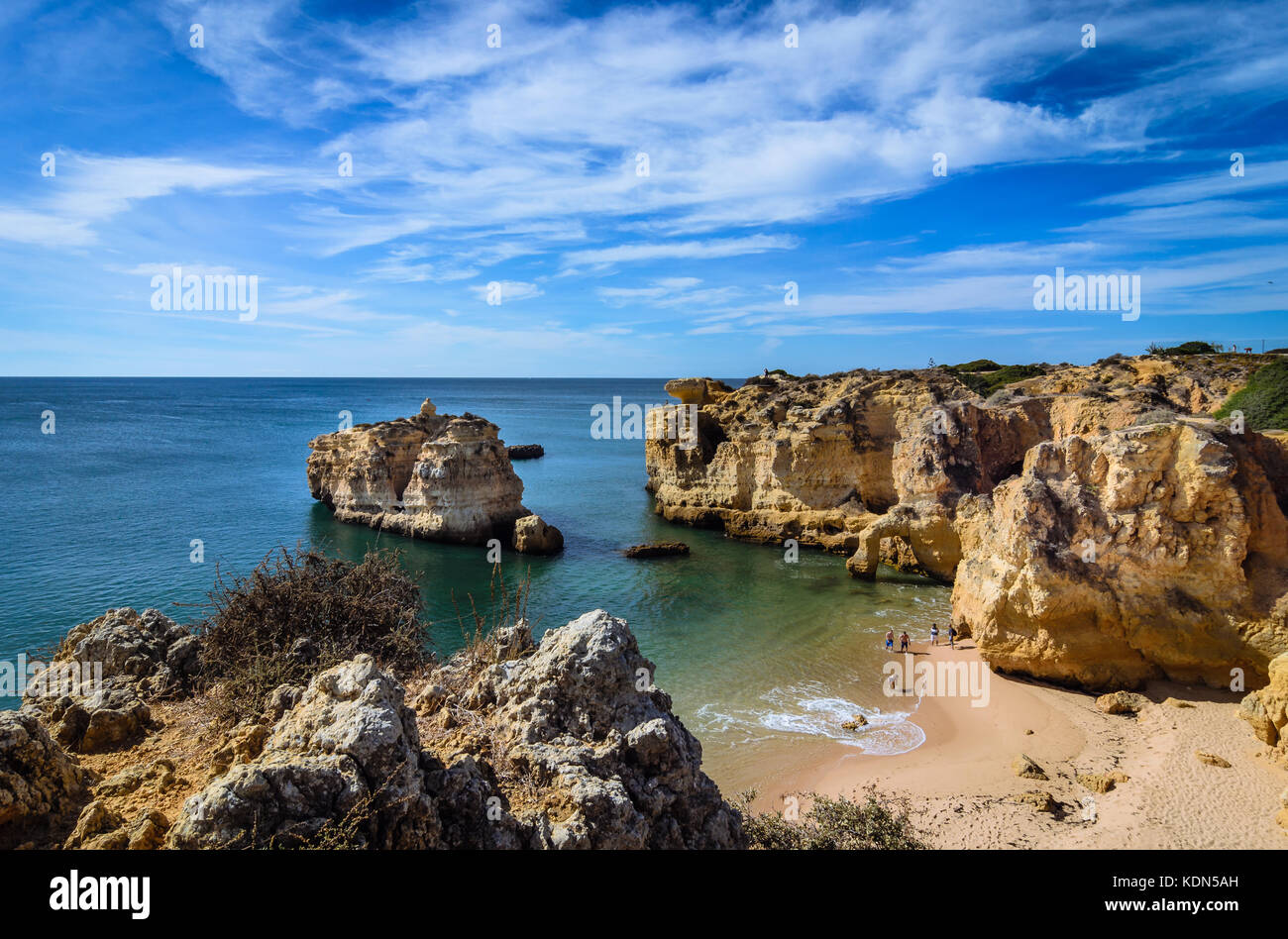 Praia de Sao Rafael, Algarve, PORTOGALLO Foto Stock