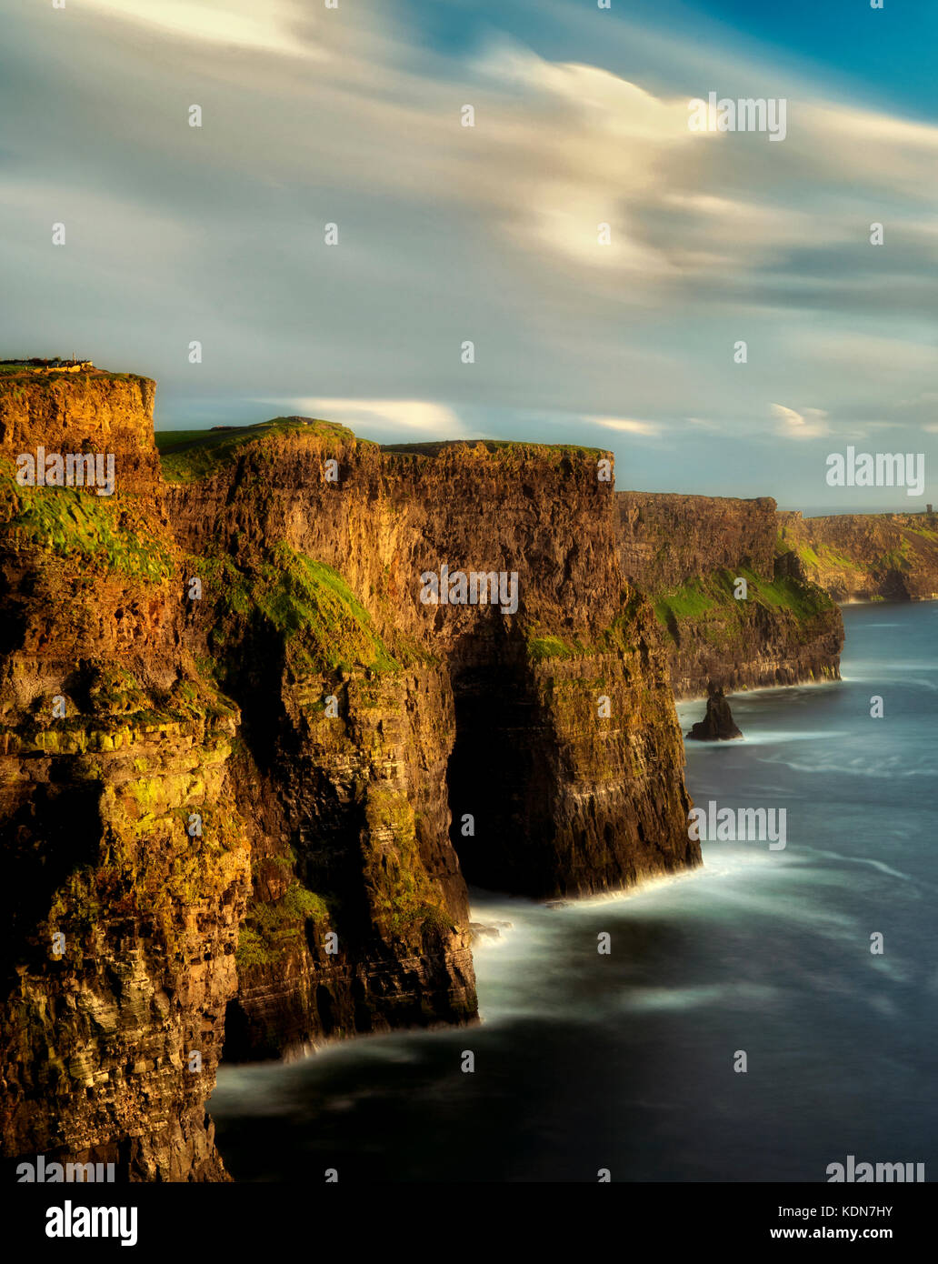 Scogliere di Moher. County Clare, Irlanda Foto Stock