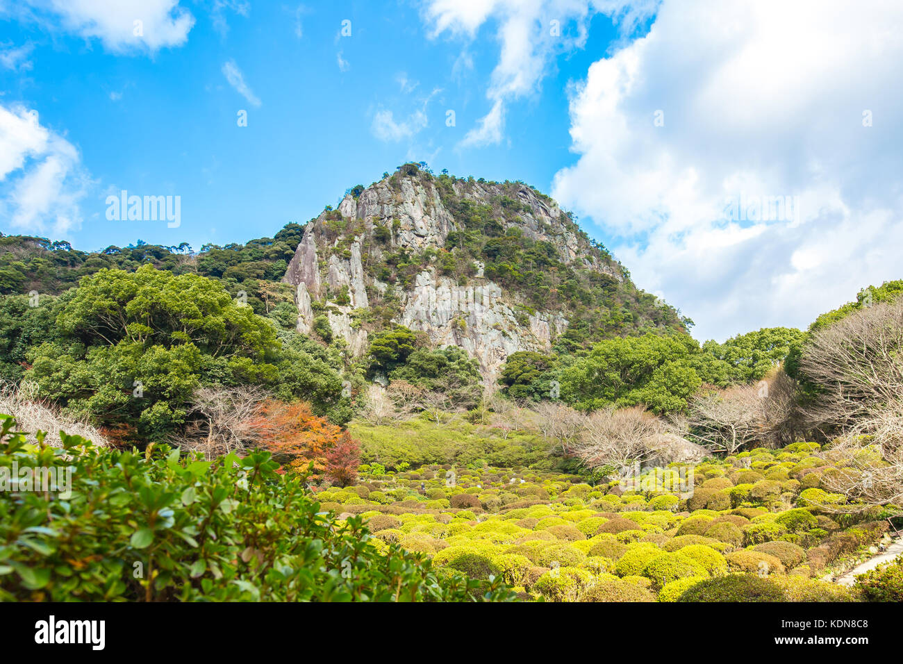 Mifuneyama giardini di Takeo, Saga, Giappone. Foto Stock