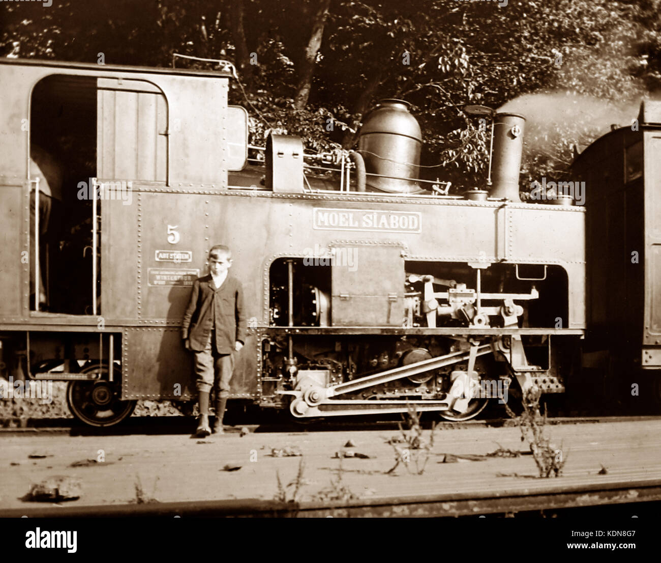 Snowdon Mountain Railway, agli inizi del novecento Foto Stock