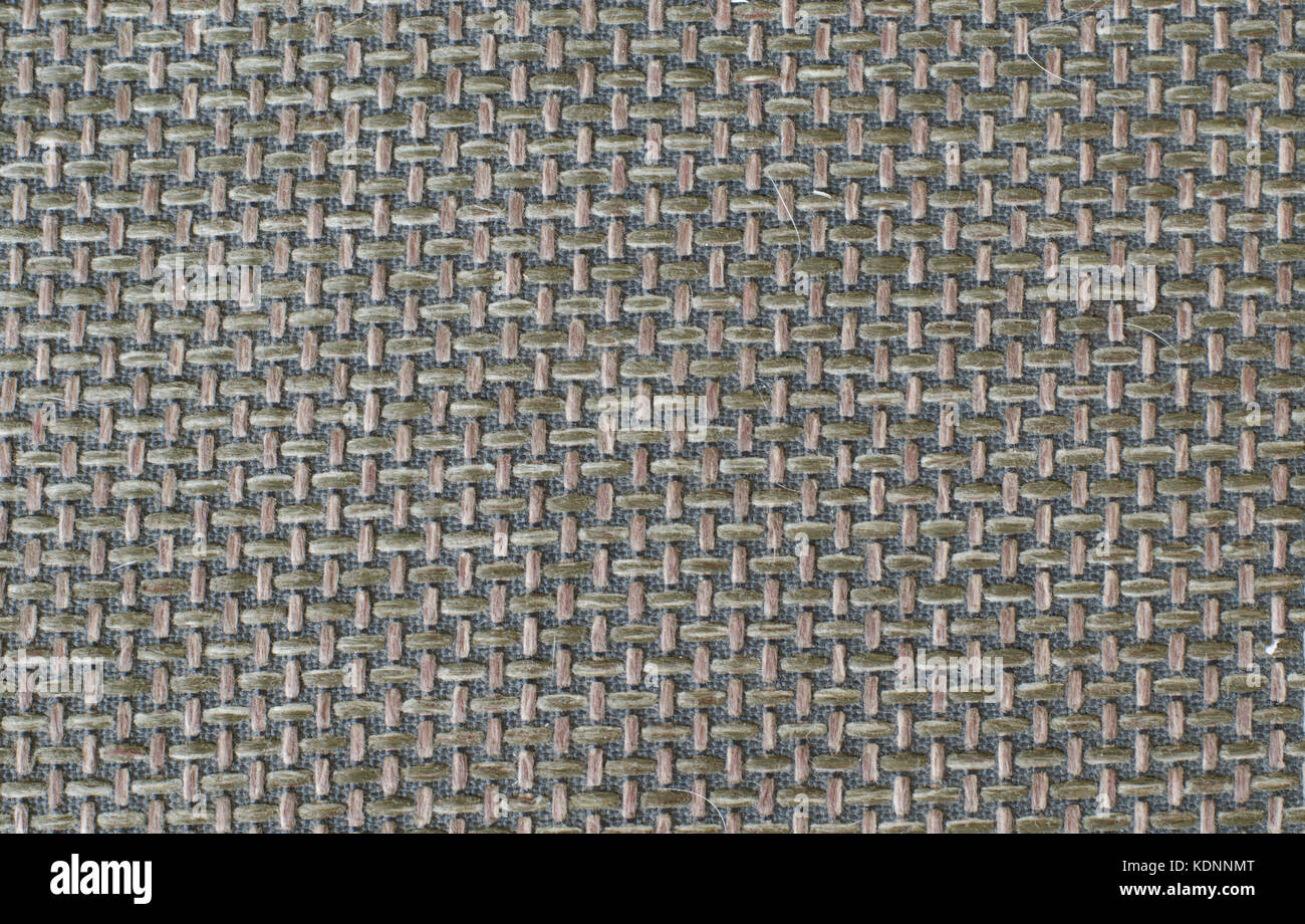 Verde Oliva sullo sfondo di un tessuto tessuto. sfondi e texture. copia di sfondo spazio, Sedia tessuto di copertura Foto Stock