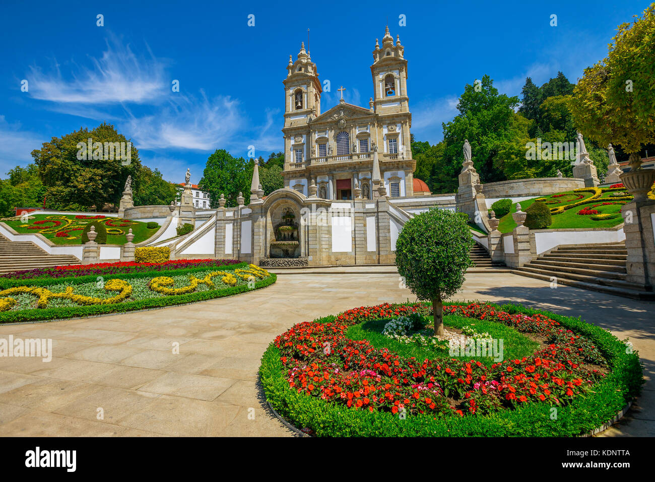 Santuario di Braga Portogallo Foto Stock